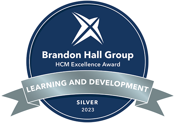 Brandon Hall Group HCM Excellence Award, Learning and Development, silver, 2023
